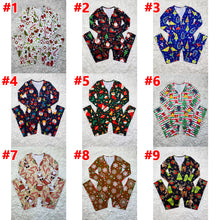 Load image into Gallery viewer, F5205 Casual Christmas Printed Long-Sleeved Trousers Home Jumpsuit