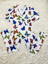 Load image into Gallery viewer, F5204 Amazon Hot Sale Cross-Border European and American Women's Clothing Casual Pattern Printed Long-Sleeved Trousers Home Jumpsuit