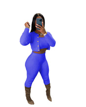 Load image into Gallery viewer, F5025 Solid Color Knitted Sweater Sexy Slim-Fit Cardigan Three-Piece Set