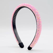 Load image into Gallery viewer, F4014 European and American baroque crystal headband and in summer South Korea retro point drill hoop Korean version hot drill headband (MOQ 10)