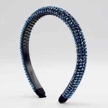Load image into Gallery viewer, F4014 European and American baroque crystal headband and in summer South Korea retro point drill hoop Korean version hot drill headband (MOQ 10)
