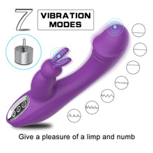 Load image into Gallery viewer, F2043 Adult Supplies Ishia Orly Rabbit Ear Vibrator G-Spot Massage Clitoral Honey Bean Stick