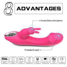 Load image into Gallery viewer, F2043 Adult Supplies Ishia Orly Rabbit Ear Vibrator G-Spot Massage Clitoral Honey Bean Stick