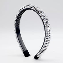 Load image into Gallery viewer, F4014 European and American baroque crystal headband and in summer South Korea retro point drill hoop Korean version hot drill headband (MOQ 10)