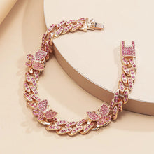 Load image into Gallery viewer, F4020 Cuabn Butterflies Anklet Chain (MOQ 10)