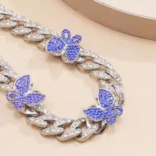 Load image into Gallery viewer, F4020 Cuabn Butterflies Anklet Chain (MOQ 10)