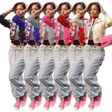 Load image into Gallery viewer, F5039 Fashion Printed Varsity Jacket