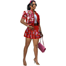 Load image into Gallery viewer, F5040 Jacket Pleated Skirt Two-Piece Set