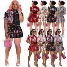 Load image into Gallery viewer, F5040 Jacket Pleated Skirt Two-Piece Set