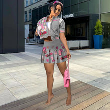 Load image into Gallery viewer, F5040 Jacket Pleated Skirt Two-Piece Set