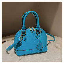 Load image into Gallery viewer, F7008 New Simple Elegant Zipper Shell Bag Shoulder Crossbody Portable Pu Sewing Line Small Square Bag for Women