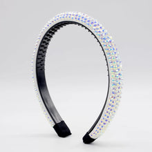 Load image into Gallery viewer, F4014 European and American baroque crystal headband and in summer South Korea retro point drill hoop Korean version hot drill headband (MOQ 10)