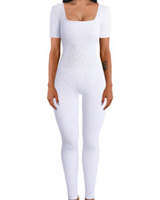 Load image into Gallery viewer, F5030 Women&#39;s Jumpsuits Autumn and Winter New Thread Square Collar Hip Raise Slim Fit Sexy Jumpsuit
