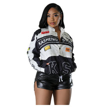 Load image into Gallery viewer, F5035 Detachable Two-Way Wear Motorcycle Jacket Cool Silk Cotton Printing Cardigan Jacket
