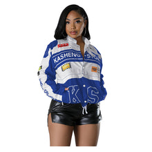 Load image into Gallery viewer, F5035 Detachable Two-Way Wear Motorcycle Jacket Cool Silk Cotton Printing Cardigan Jacket
