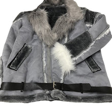 Load image into Gallery viewer, F5200 Material Upgrade Thickened Domestic Wearable Quality Men&#39;s Faux Fur Fur Integrated Big Fur Collar Long Sleeve Coat 6516
