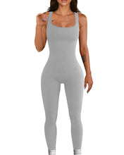 Load image into Gallery viewer, F5030 Women&#39;s Jumpsuits Autumn and Winter New Thread Square Collar Hip Raise Slim Fit Sexy Jumpsuit

