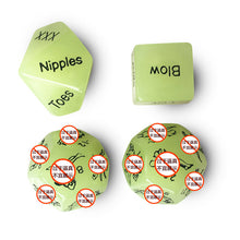 Load image into Gallery viewer, F2061 (MOQ30) Trade Adult Sex Posture Carving Luminous Fluorescent Green Dice Dice Sieve Alternative Sex Toy
