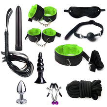 Load image into Gallery viewer, F2063 Sex Product 11-Piece Set Adult Supplies Women&#39;s Bullet Plush Ribbon
