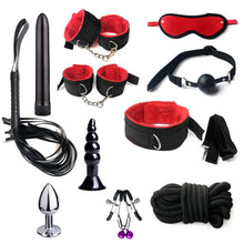 Load image into Gallery viewer, F2063 Sex Product 11-Piece Set Adult Supplies Women&#39;s Bullet Plush Ribbon
