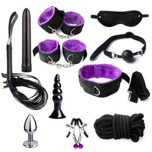 Load image into Gallery viewer, F2063 Sex Product 11-Piece Set Adult Supplies Women&#39;s Bullet Plush Ribbon
