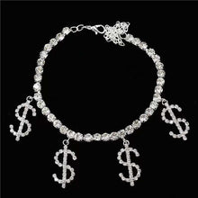 Load image into Gallery viewer, F4009 Dollar Money Anklet (MOQ  10)
