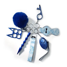 Load image into Gallery viewer, F4031  Self-defense Key Chain 7 PCS Set Wholesale price (MOQ 10)
