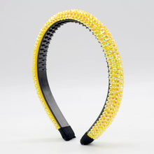 Load image into Gallery viewer, F4014 European and American baroque crystal headband and in summer South Korea retro point drill hoop Korean version hot drill headband (MOQ  10)
