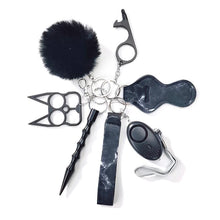 Load image into Gallery viewer, F4031  Self-defense Key Chain 7 PCS Set Wholesale price (MOQ 10)
