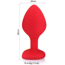 Load image into Gallery viewer, F2026 (MOQ10) Heart-Shaped Silicone Butt Plug Anal Bolt Sex Toy Massage Adult Supplies Sexy Sex Product Anal Expansion
