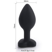 Load image into Gallery viewer, F2026 (MOQ10) Heart-Shaped Silicone Butt Plug Anal Bolt Sex Toy Massage Adult Supplies Sexy Sex Product Anal Expansion
