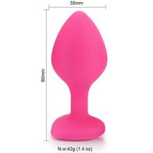 Load image into Gallery viewer, F2026 (MOQ10) Heart-Shaped Silicone Butt Plug Anal Bolt Sex Toy Massage Adult Supplies Sexy Sex Product Anal Expansion
