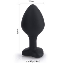 Load image into Gallery viewer, F2026 (MOQ10) Heart-Shaped Silicone Butt Plug Anal Bolt Sex Toy Massage Adult Supplies Sexy Sex Product Anal Expansion
