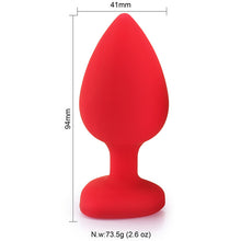 Load image into Gallery viewer, F2026 (MOQ10) Heart-Shaped Silicone Butt Plug Anal Bolt Sex Toy Massage Adult Supplies Sexy Sex Product Anal Expansion
