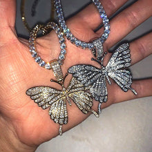 Load image into Gallery viewer, F4016 Butterflies Necklace (MOQ  10)
