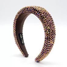 Load image into Gallery viewer, F4017 Colorful Crystal Ringstone Headband (MOQ  10)
