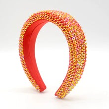 Load image into Gallery viewer, F4017 Colorful Crystal Ringstone Headband (MOQ  10)
