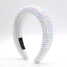 Load image into Gallery viewer, F4017 Colorful Crystal Ringstone Headband (MOQ  10)
