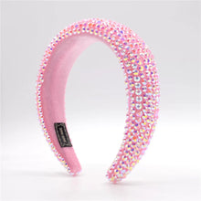 Load image into Gallery viewer, F4017 Colorful Crystal Ringstone Headband (MOQ  10)
