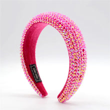 Load image into Gallery viewer, F4017 Colorful Crystal Ringstone Headband (MOQ  10)
