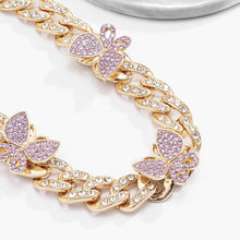 Load image into Gallery viewer, F4020 Cuabn Butterflies Anklet Chain (MOQ  10)
