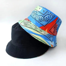 Load image into Gallery viewer, F4022 Coloful Bandanna Buket Hat (MOQ  10)
