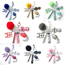 Load image into Gallery viewer, F4031  Self-defense Key Chain 7 PCS Set Wholesale price (MOQ 10)
