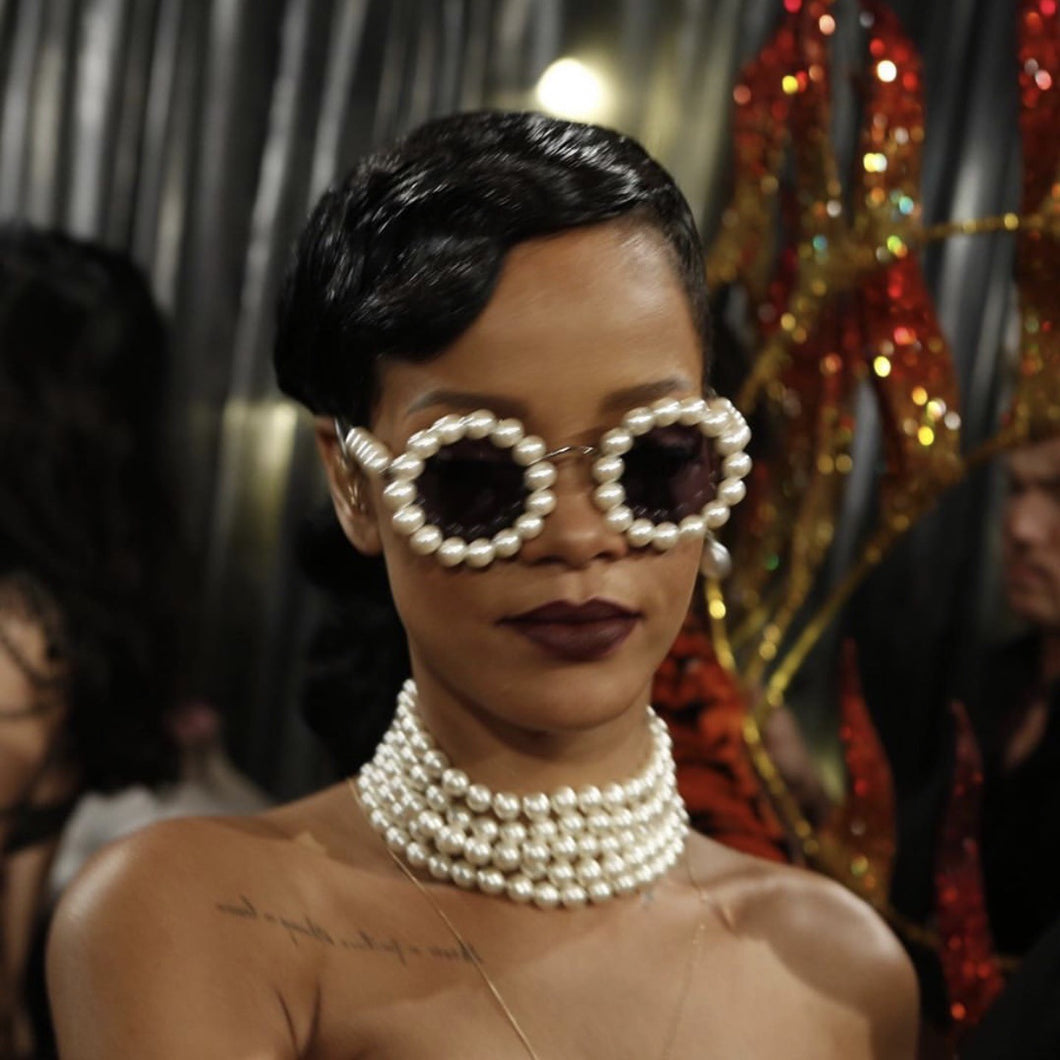 F8010 Glasses Shade Sunglasses Pearl Sunglasses