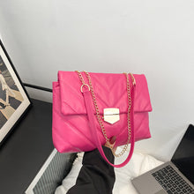 Load image into Gallery viewer, F7010 New Embroidery Thread Women&#39;s Bag 2022 New Fashion Shoulder Underarm Bag Chain Texture Soft Pu Shoulder Messenger Bag
