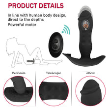 Load image into Gallery viewer, F2066 Adult Supplies Female Wear Telescopic Vibrating Spear into the Body Telescopic Simulation Penis USB Charging Factory Direct Sales
