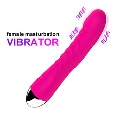 Load image into Gallery viewer, F2048 Cross-Border Amazon Silicone Simulation Dildos G Point Vibrator Adult Sex Massage Products Women&#39;s Masturbation Device
