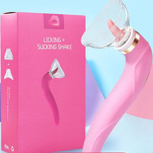 Load image into Gallery viewer, F2050 Amazon Direct Supply Tongue Licking Vibrator Sucking Vibrators Emulational Tongue Women&#39;s Masturbation Tool Adult Products Wholesale
