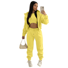 Load image into Gallery viewer, F5049 Hooded Sports and Leisure Suit (Three-Piece Set)
