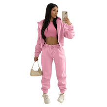 Load image into Gallery viewer, F5049 Hooded Sports and Leisure Suit (Three-Piece Set)
